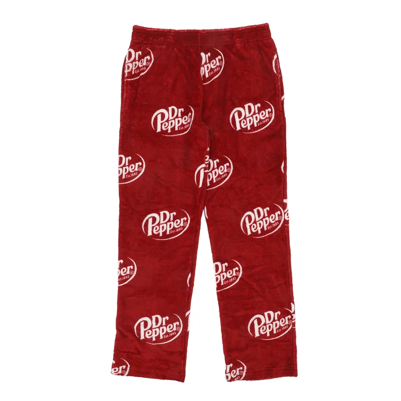 Dr Pepper Classic Logo All-Over Print Womens Sleep Pajama Pants -...