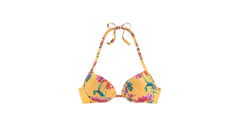 Sunseeker Push-up Bikini Top (Yellow)