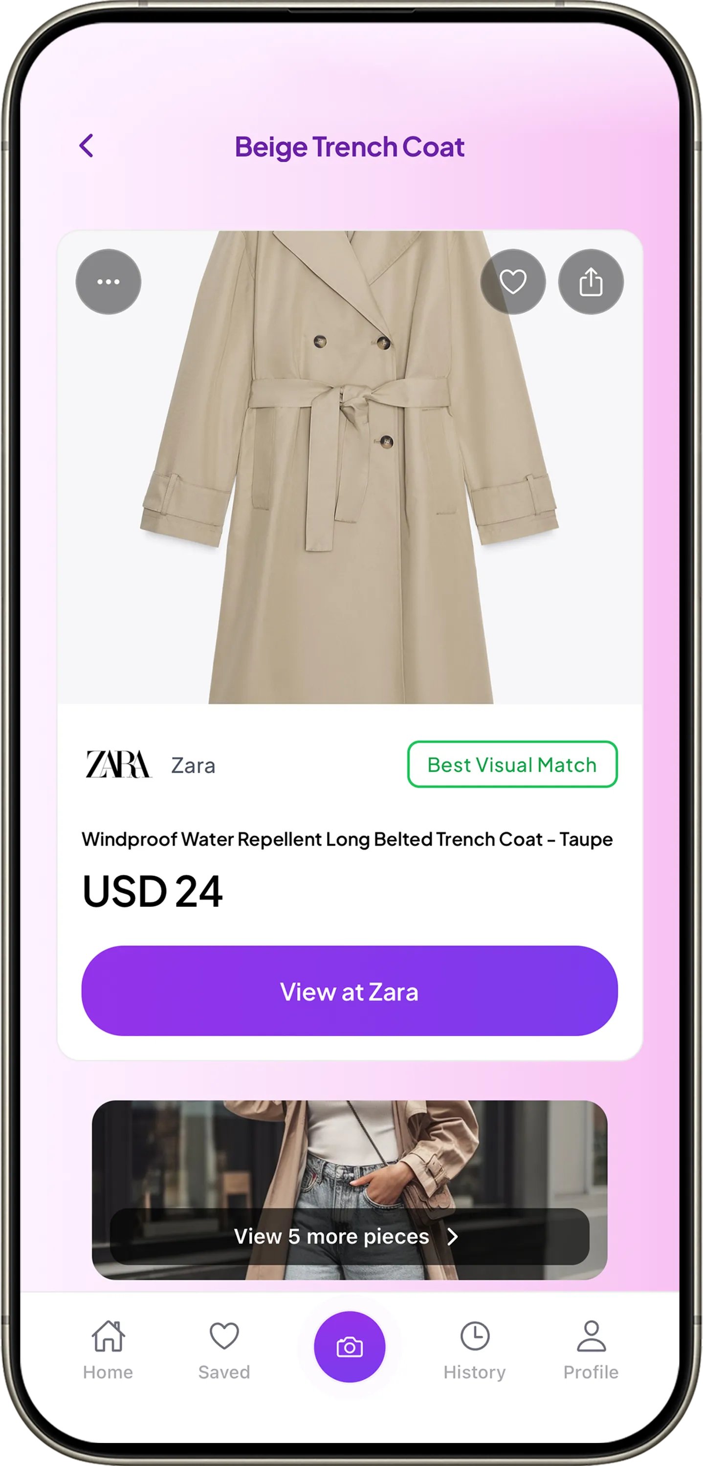 Remode screenshot: comparing prices across stores and second-hand