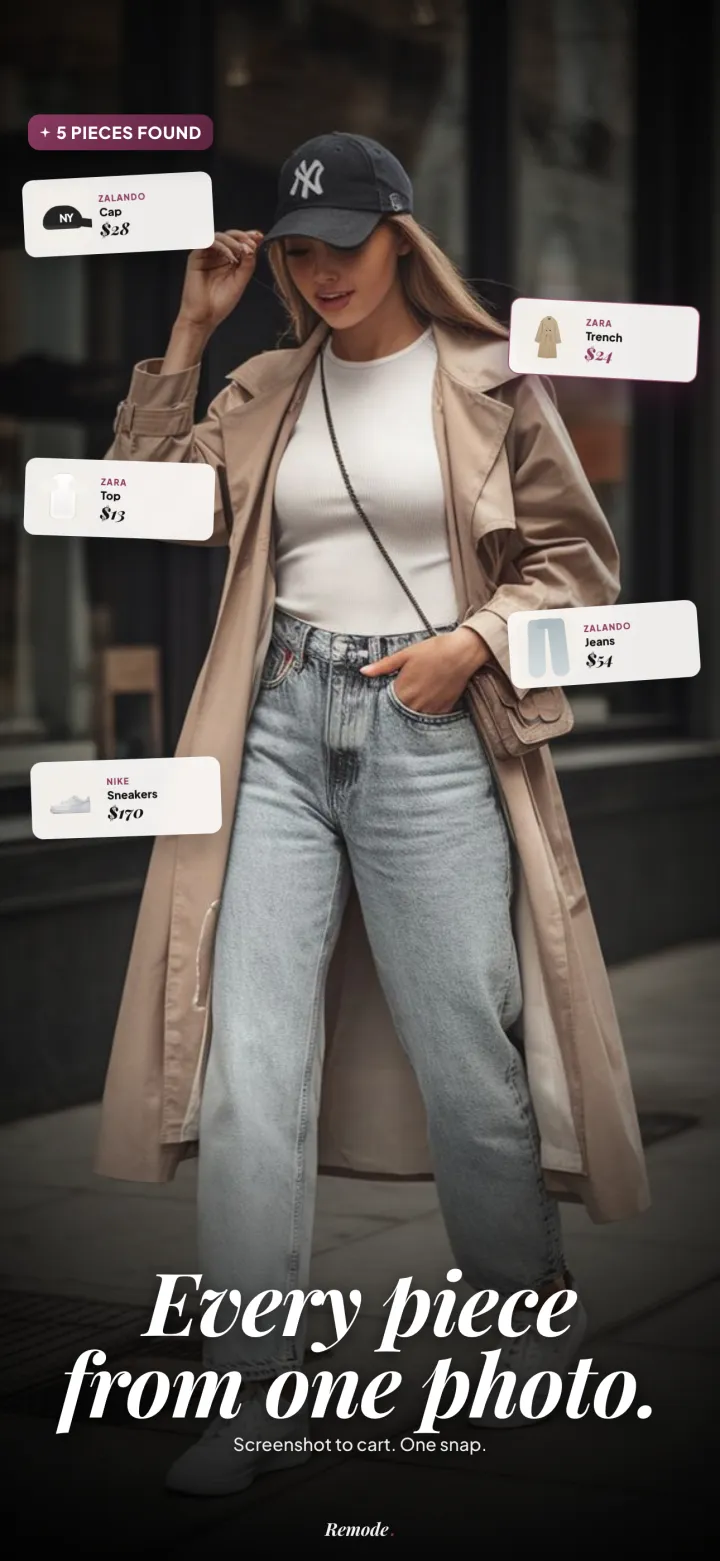 Remode detecting multiple pieces from one outfit photo